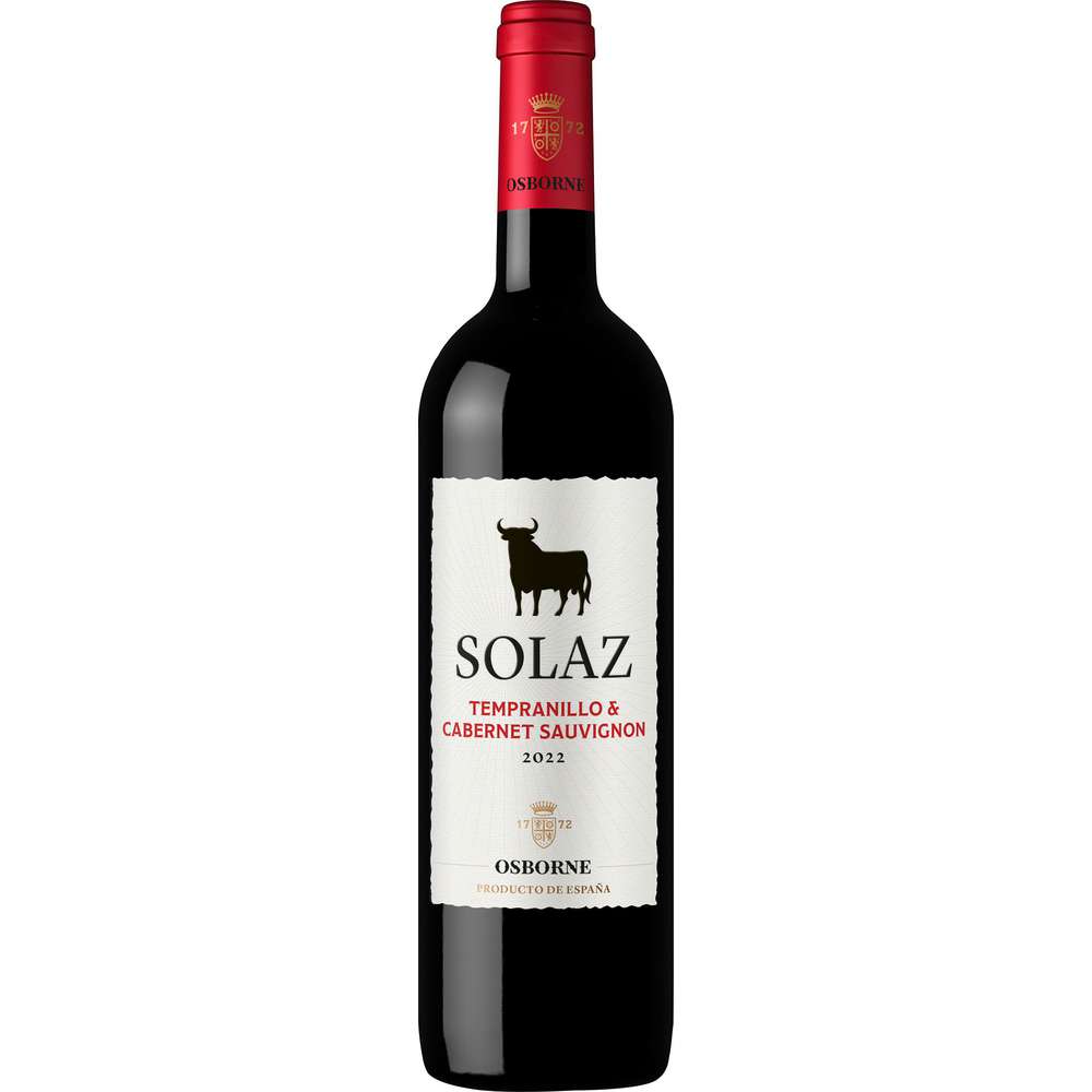 Produktabbildung Osborne Trockener Rotwein Solaz Tempranillo/Cabernet Sauvignon, Rotwein