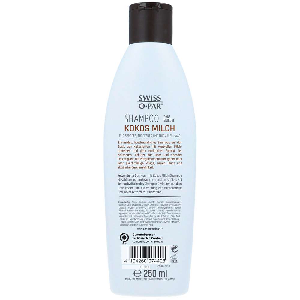 Produktabbildung Swiss-o-Par Shampoo Feuchtigkeit & Duft, Kokosmilch