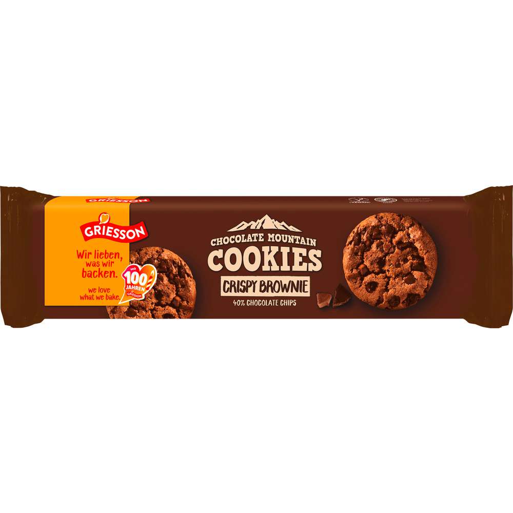 Produktabbildung Griesson Chocolate Mountain Cookies Crispy Brownie