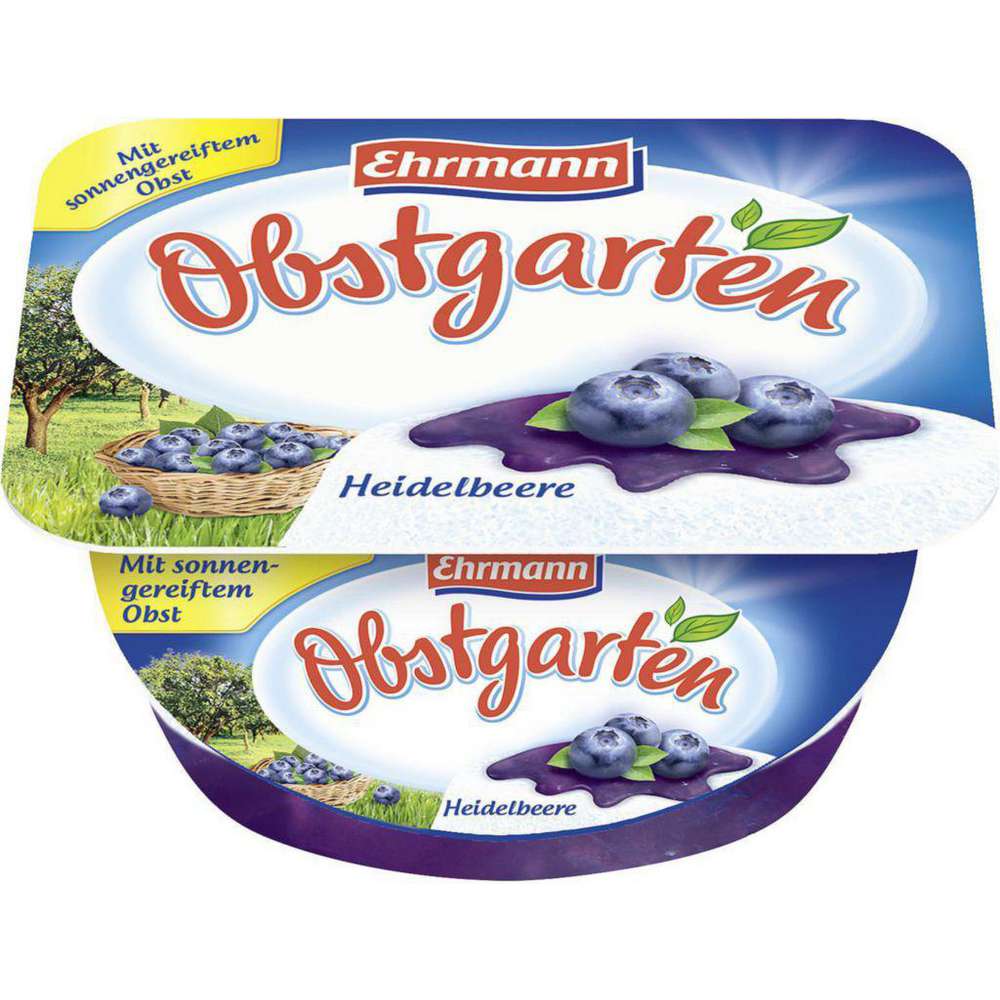 Produktabbildung Ehrmann Obstgarten, Quark Heidelbeere