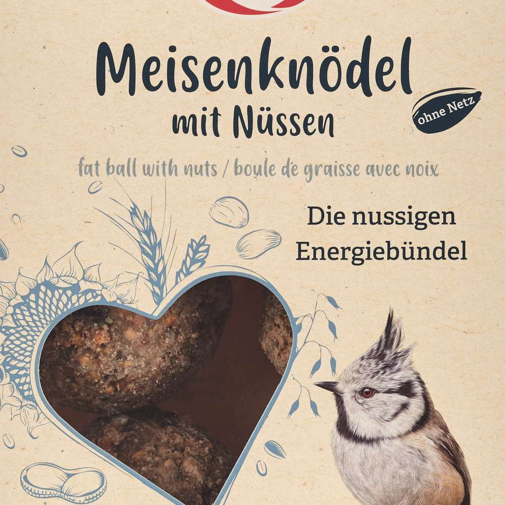 Produktabbildung elles Vogelfutter Meisenknödel + Nüsse