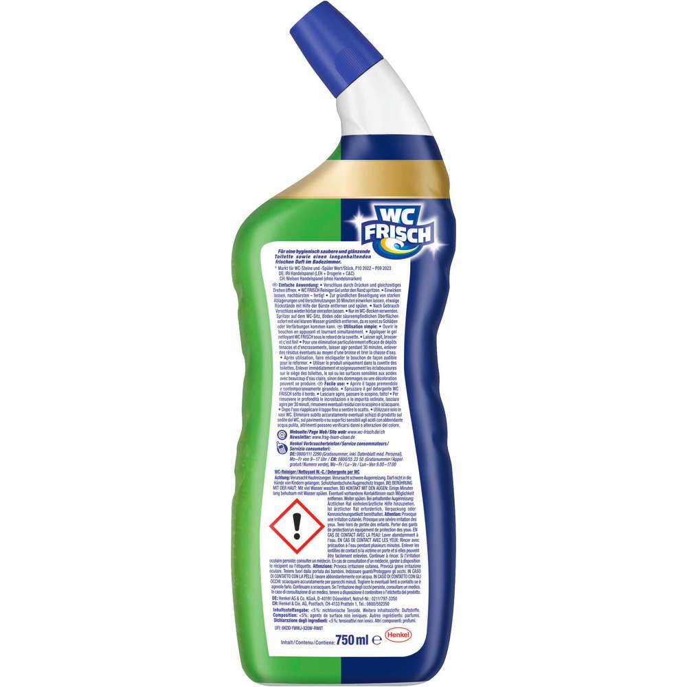 Produktabbildung WC Frisch WC Reiniger Gel Kraft Aktiv, Lemon
