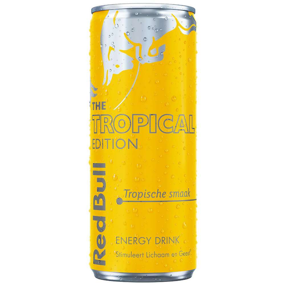 Produktabbildung Red Bull Energy Drink Tropical Edition, Tropische Smaak