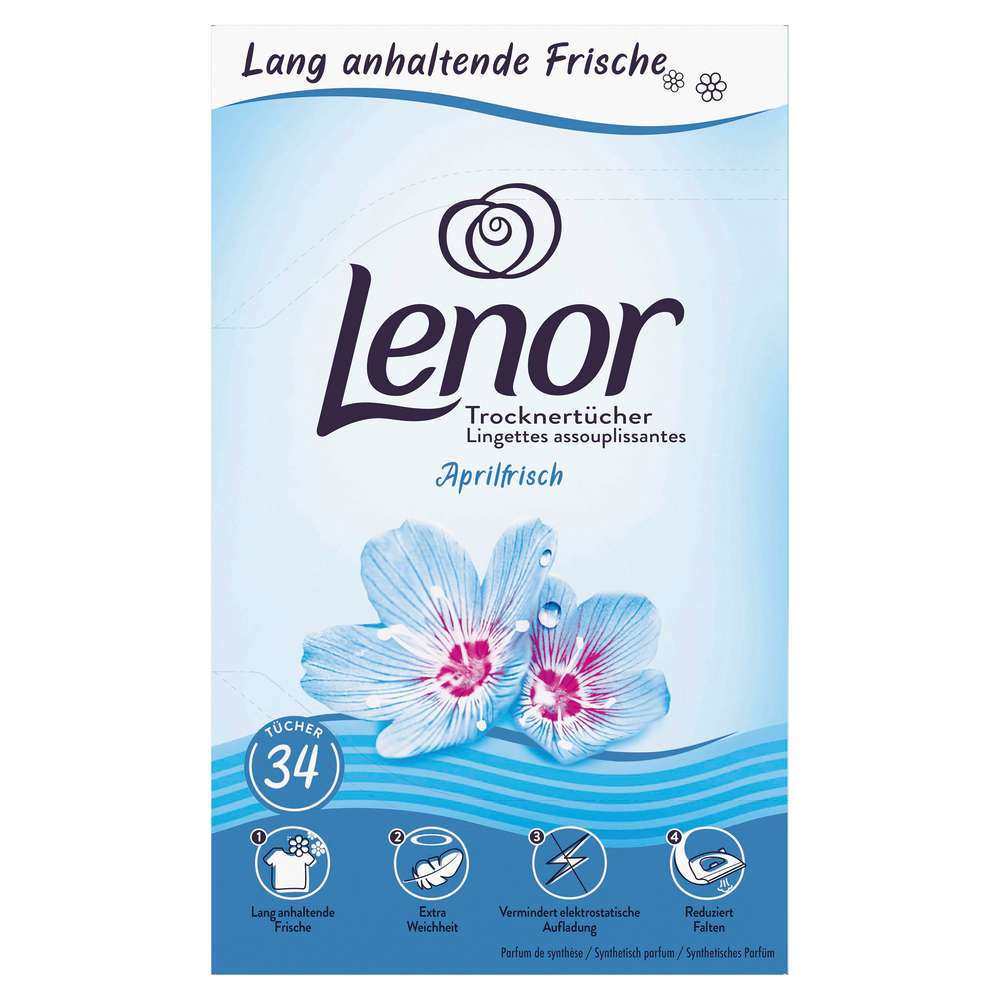 Produktabbildung Lenor Trocknertücher, Aprilfrisch
