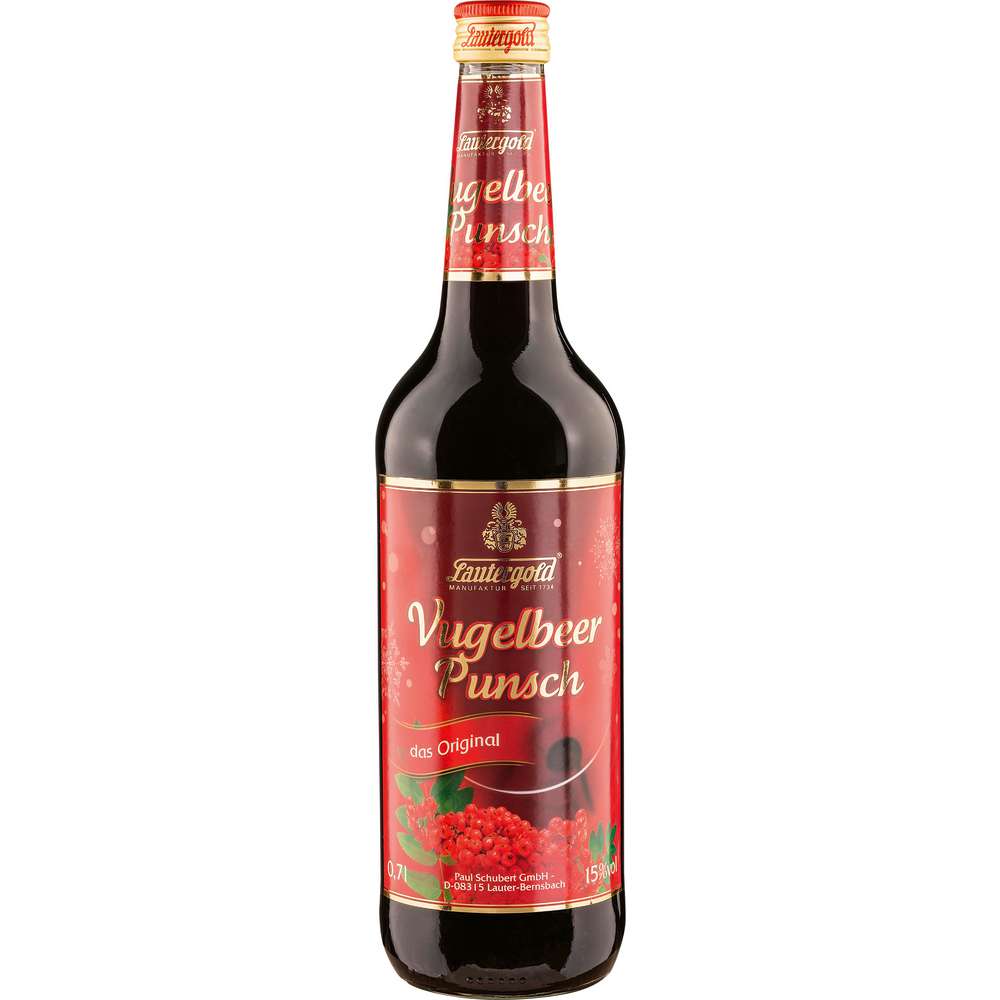 Produktabbildung Lautergold Vugelbeerpunsch, 15%