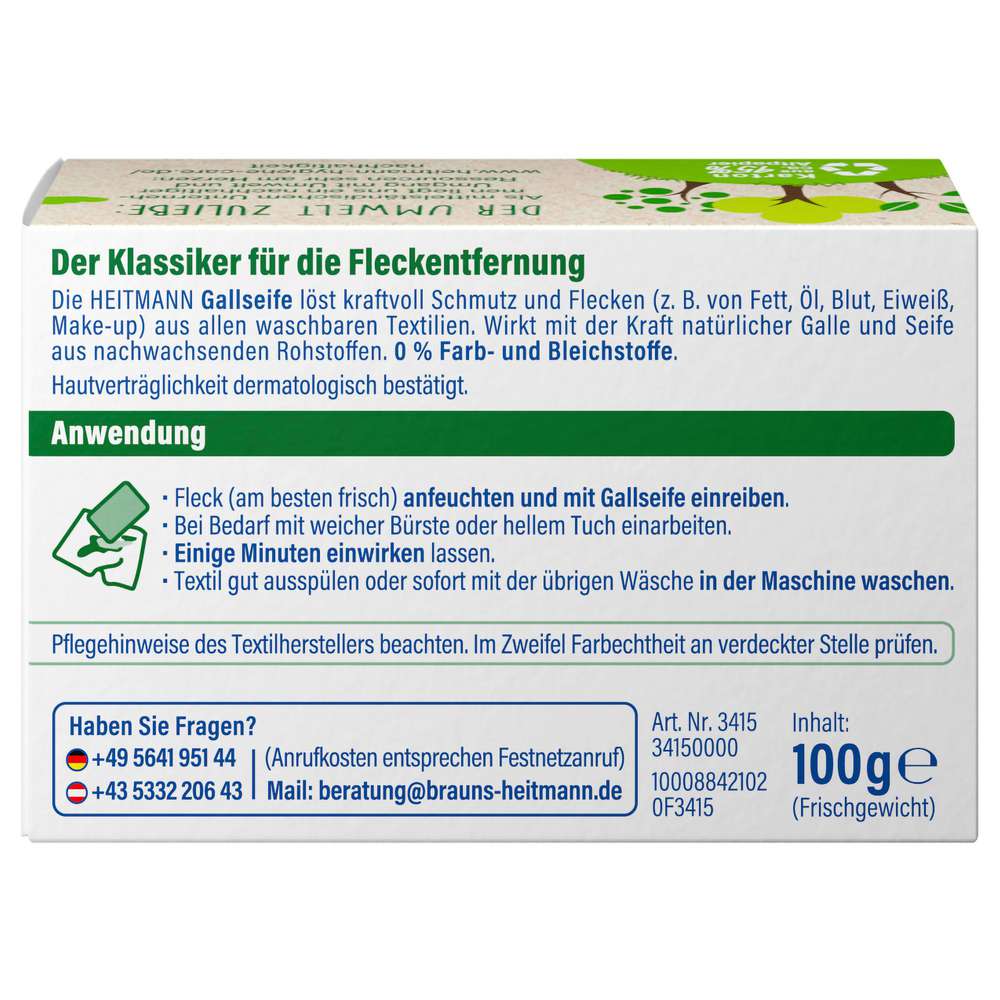 Produktabbildung Heitmann Gallseife