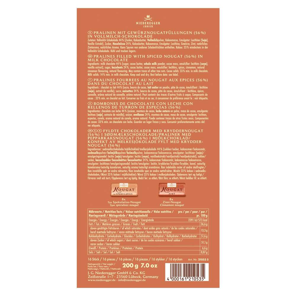 Produktabbildung Niederegger Nougat Variationen »Winter«