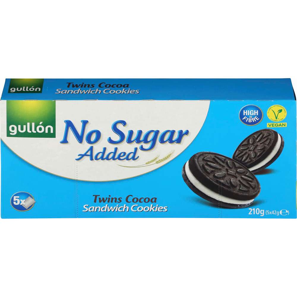 Produktabbildung Nordthy Sandwich Cookies, Twins Cocoa, zuckerfrei