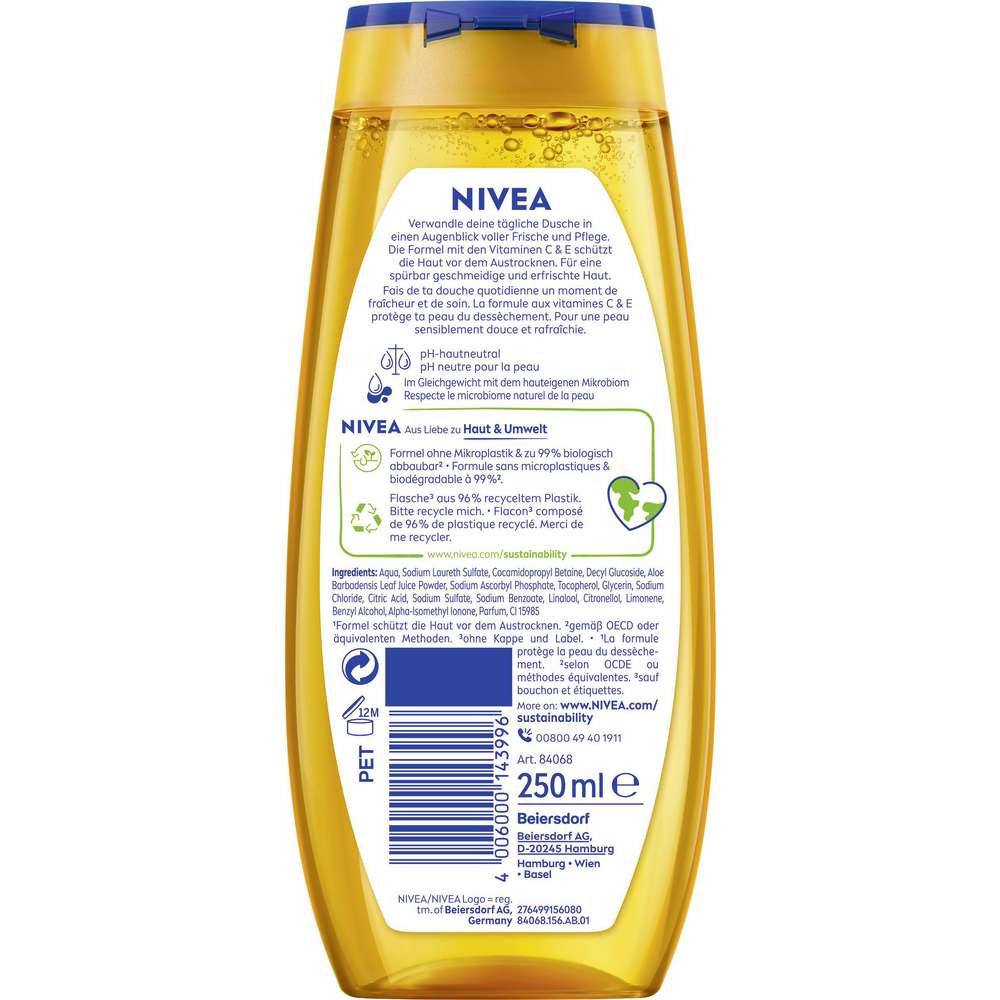 Produktabbildung Nivea Duschgel, Love Sunshine