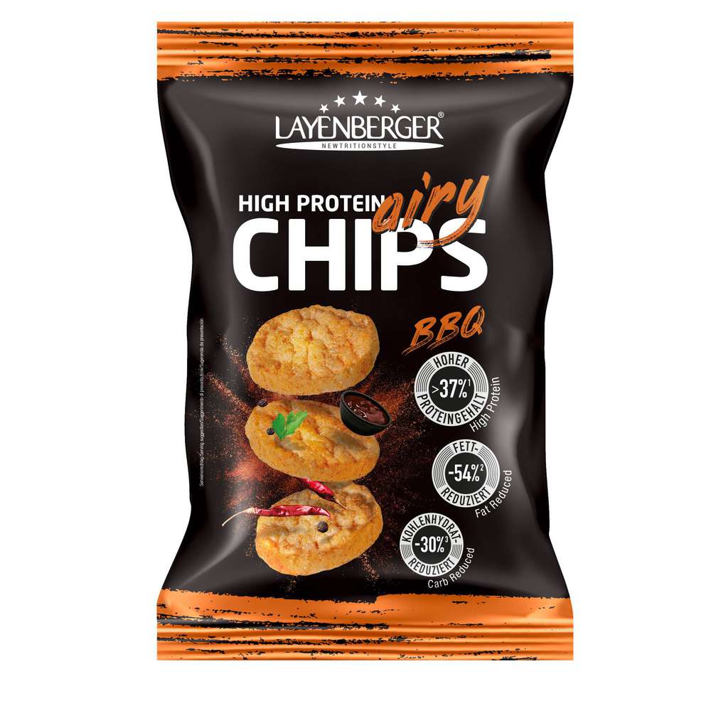 Produktabbildung Layenberger High Protein Airy Chips BBQ