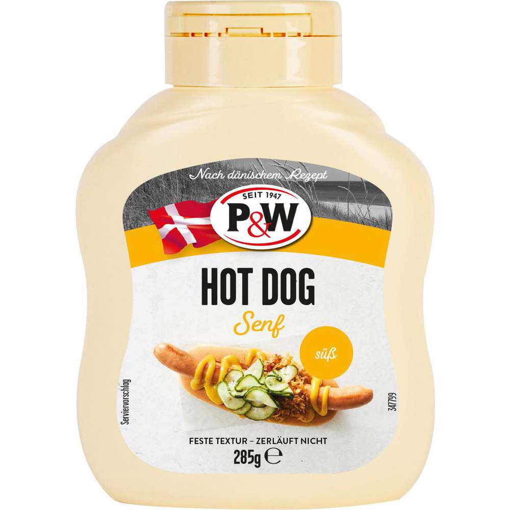 Produktabbildung P&W Hot Dog Senf