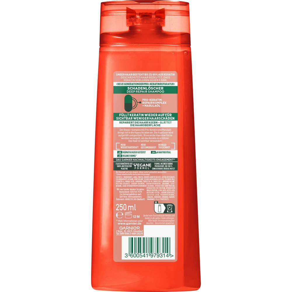 Produktabbildung Garnier Shampoo Fructis, Schaden Löscher