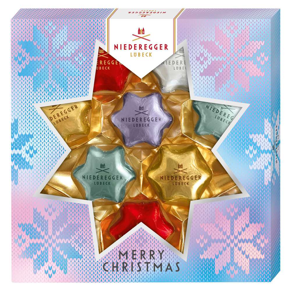 Produktabbildung Niederegger Pralinen Mix, Meister-Selektion Sterne
