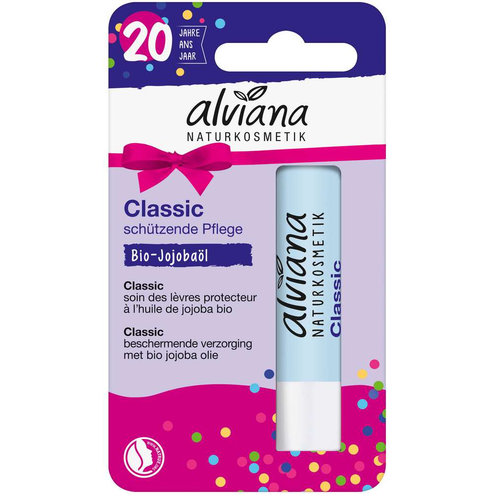 Produktabbildung Alviana Lippenpflege Classic, mit Bio-Jojobaöl