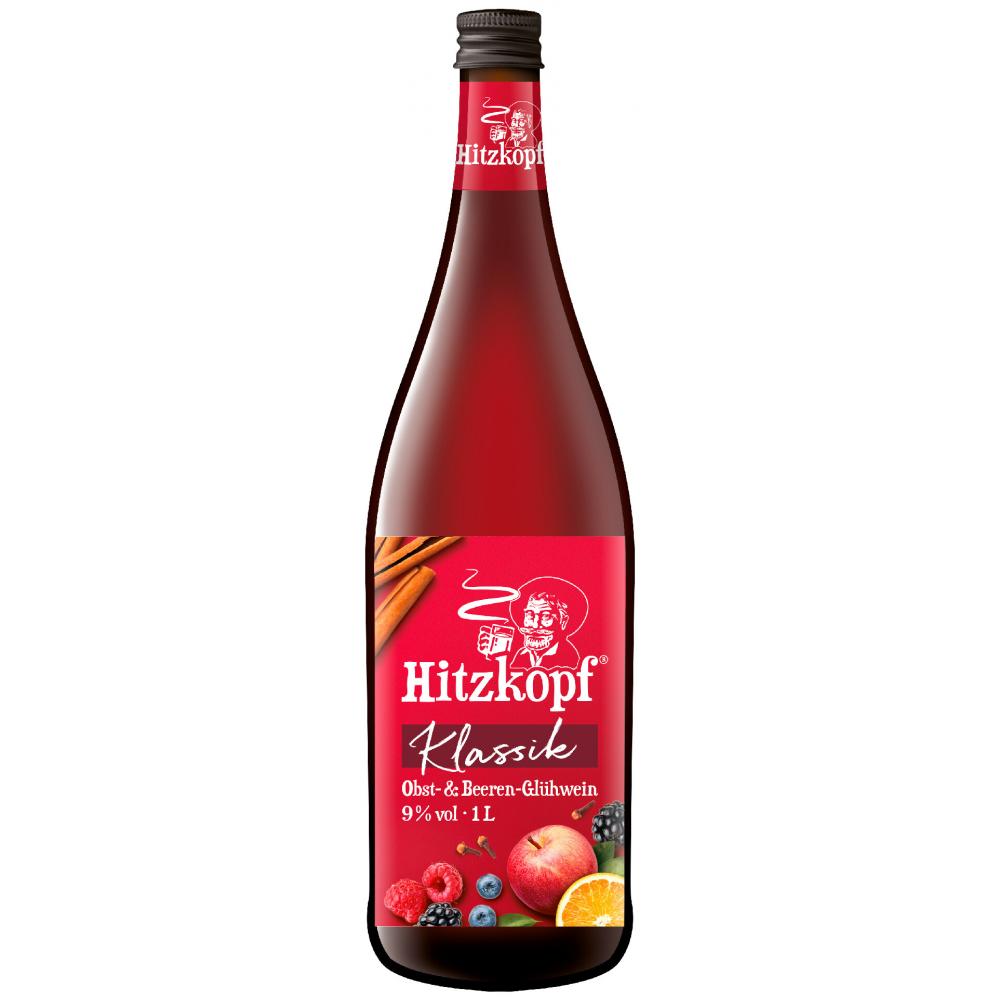 Produktabbildung keine Marke Hitzkopf Glühwein Klassik oder Bratapfel, je 1 l