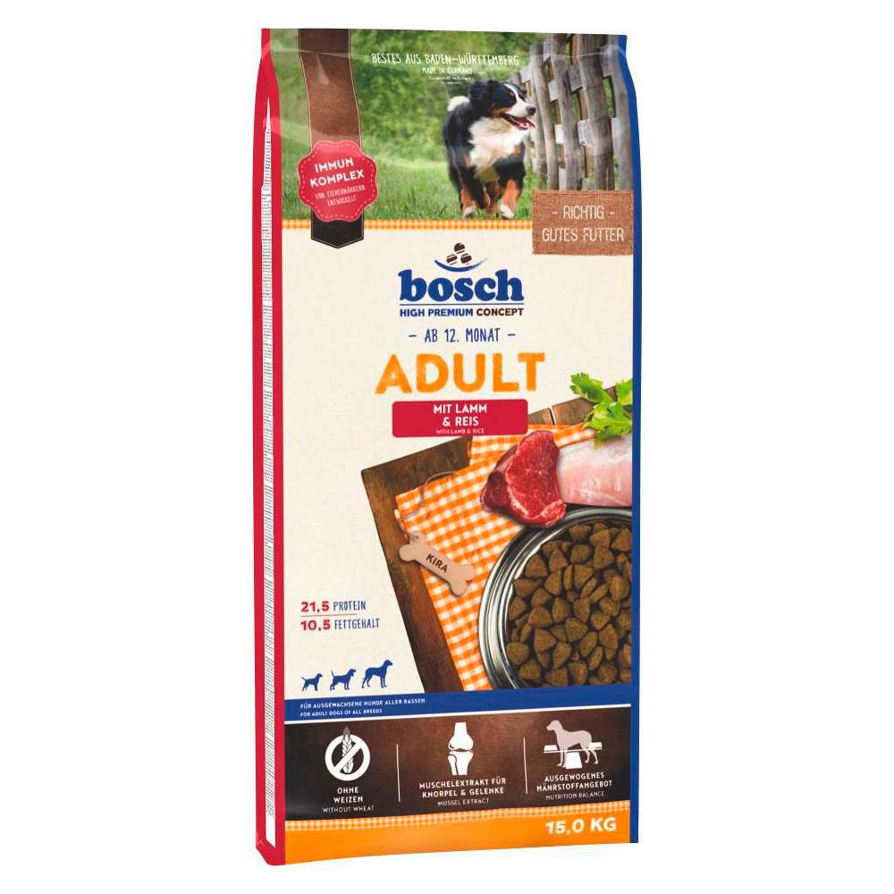 Produktabbildung Bosch Hunde-Trockenfutter Adult, Lamm & Reis