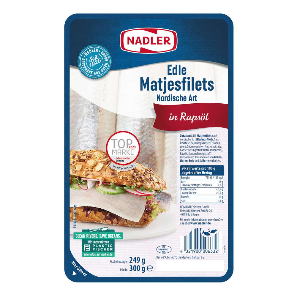 Produktabbildung Nadler Edle Matjesfilet,s nordische Art