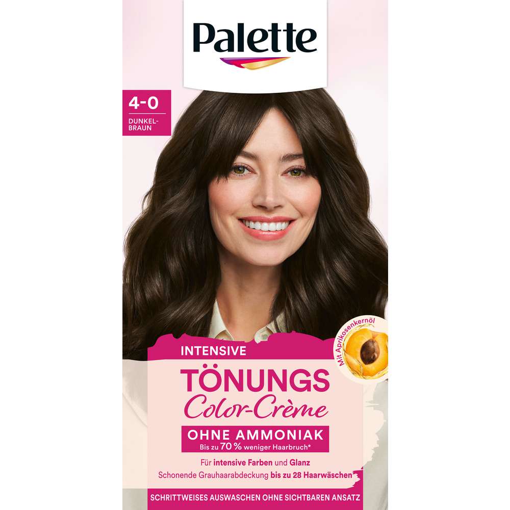 Produktabbildung Poly Palette Haartönung Color-Creme, Dunkelbraun 4-0