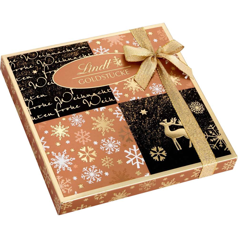 Produktabbildung Lindt Weihnachtspralinen Goldstücke