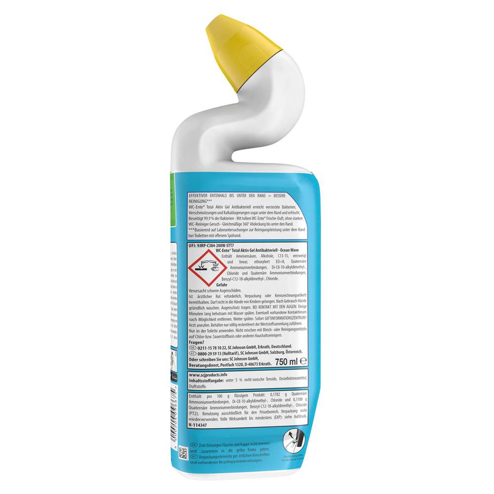 Produktabbildung WC Ente WC Reiniger Total Aktiv Gel, Marine