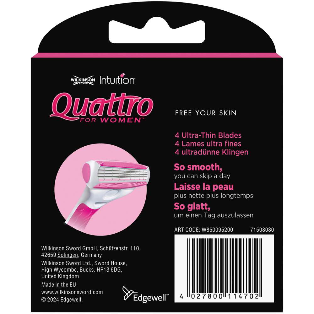 Produktabbildung Wilkinson Rasierklingen Quattro for Women