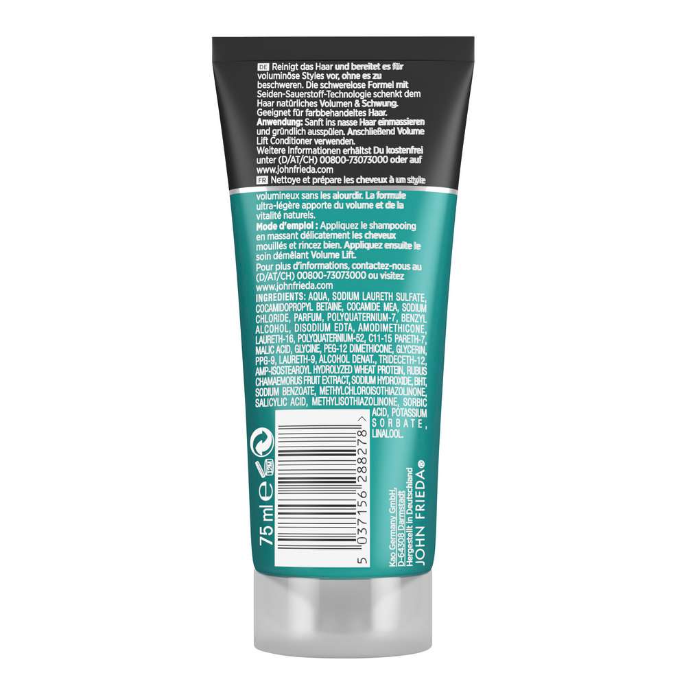 Produktabbildung John Frieda Shampoo FRIZZ ease Volume Lift