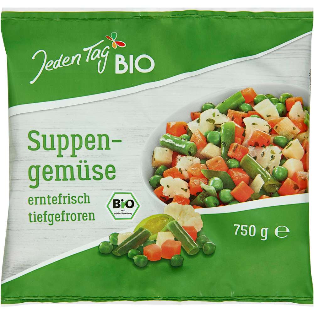 Produktabbildung Jeden Tag Bio Suppengemüse, tiefgekühlt