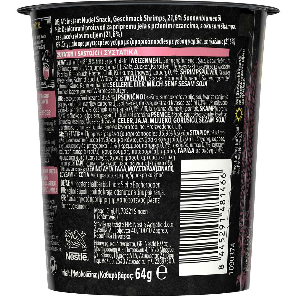 Produktabbildung Maggi Magic Asia Instant-Nudeln, Shrimps