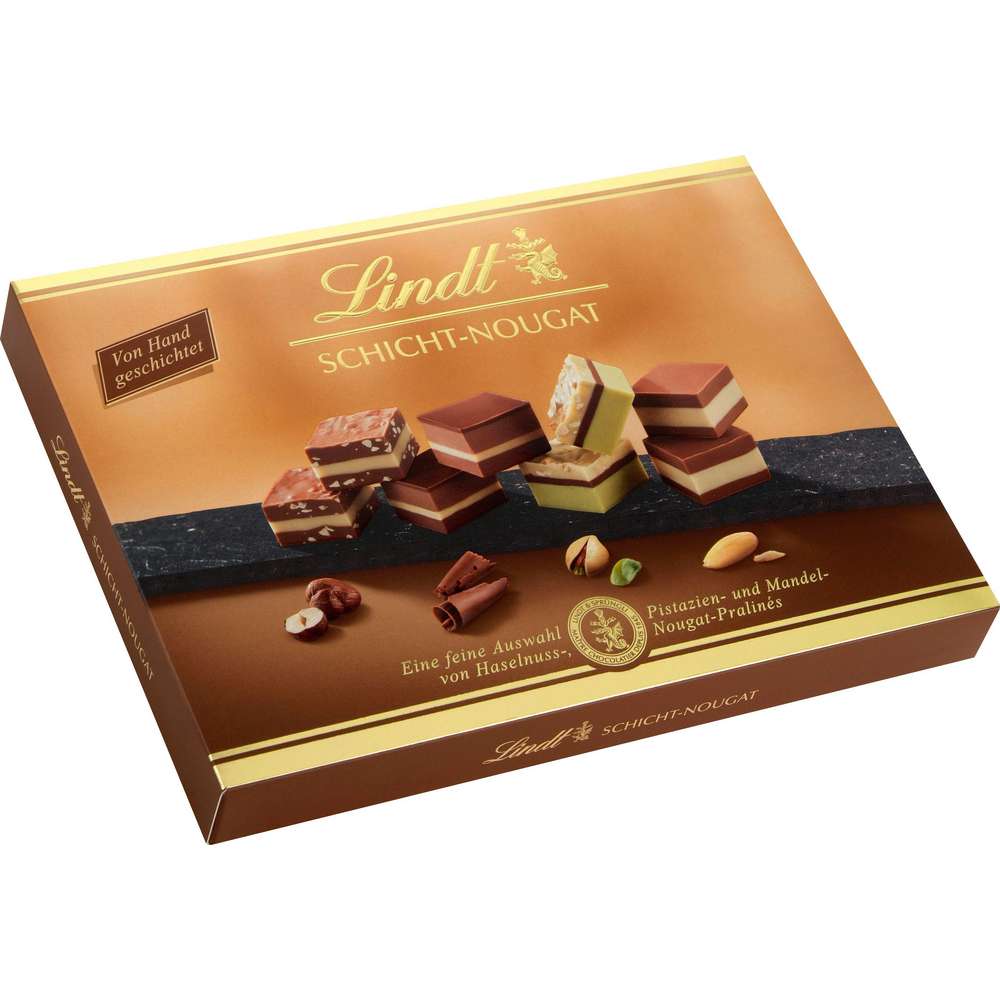 Produktabbildung Lindt Schoko-Pralinen, Schicht-Nougat