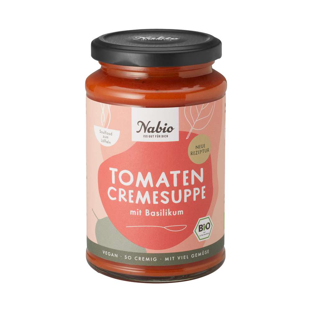 Produktabbildung Nabio Bio Tomaten-Cremesuppe mit Basilikum