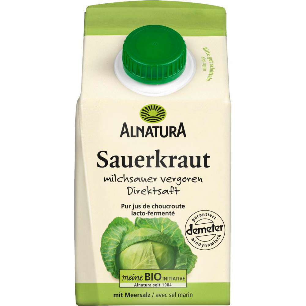 Produktabbildung Alnatura Gemüsesaft, Sauerkraut