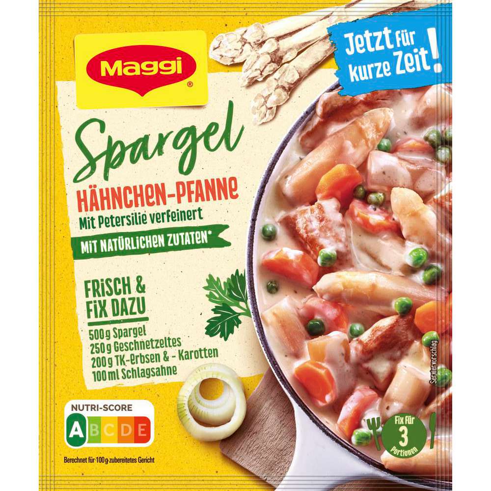 Produktabbildung Maggi Maggi-Fix, Spargel-Pfanne mit Hähnchen