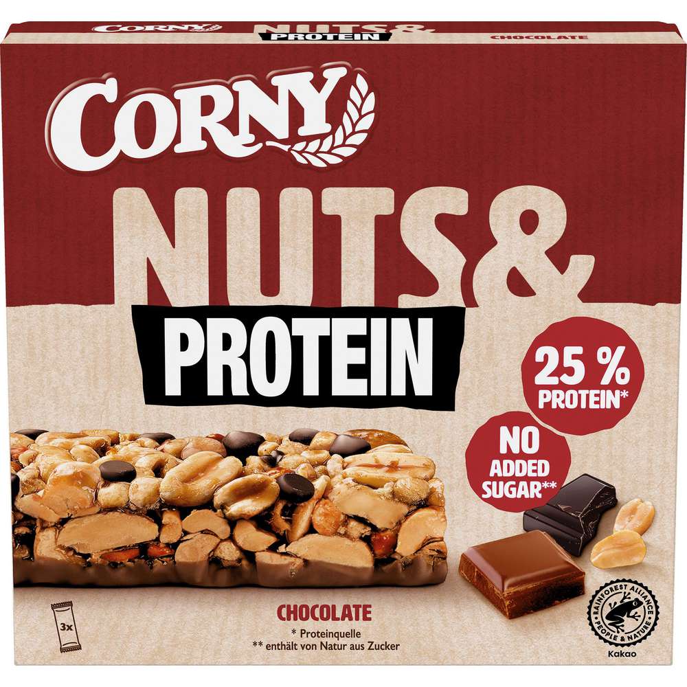 Produktabbildung Corny Protein Müsliriegel, Nuts & Chocolate