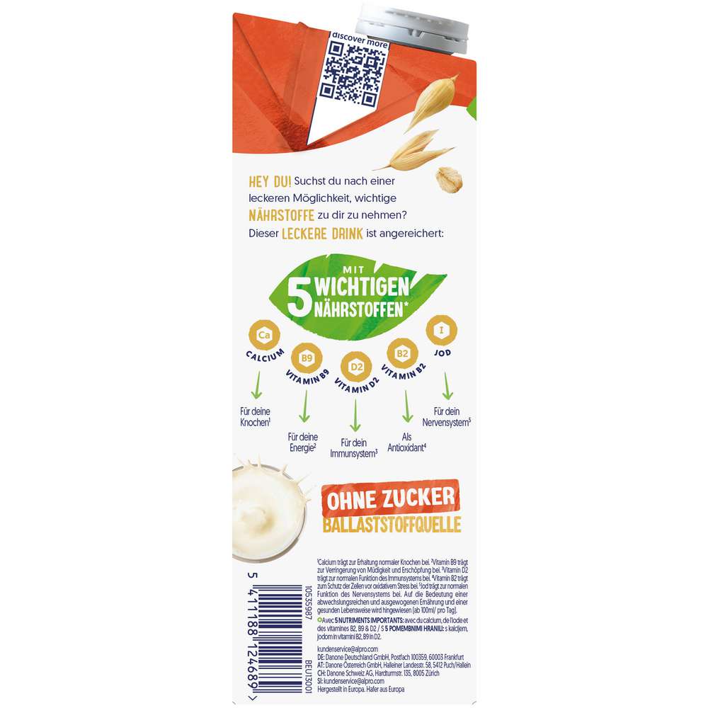 Produktabbildung Alpro Haferdrink, ungesüßt