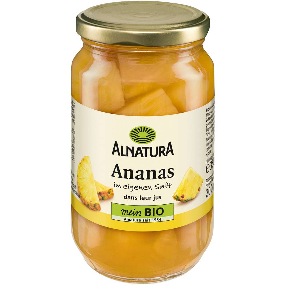Produktabbildung Alnatura Bio Ananas im eigenen Saft