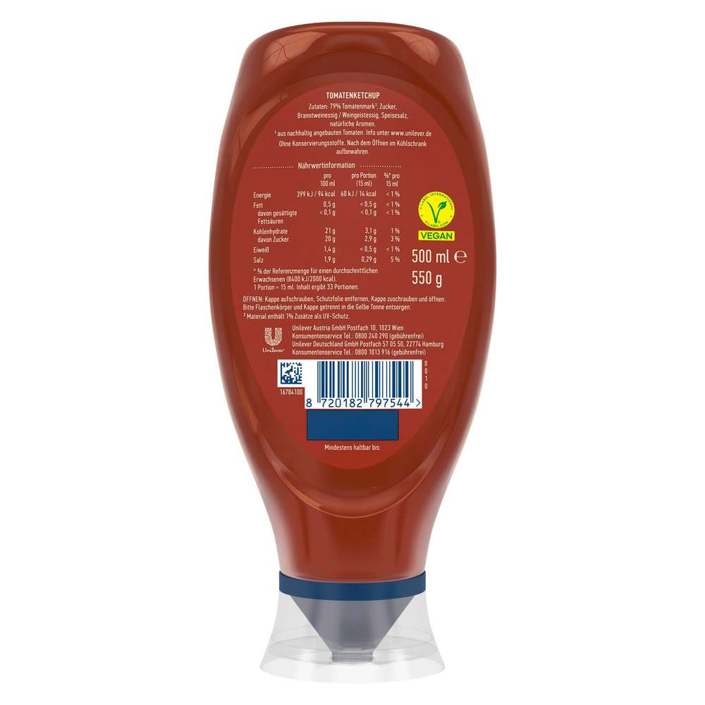 Produktabbildung Hellmann's Tomatenketchup