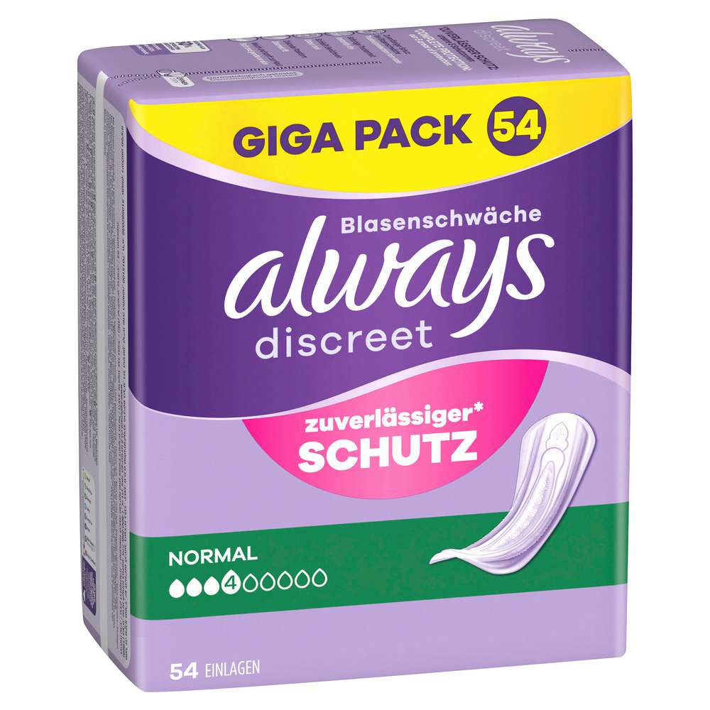 Produktabbildung Always Discreet Slipeinlagen Normal