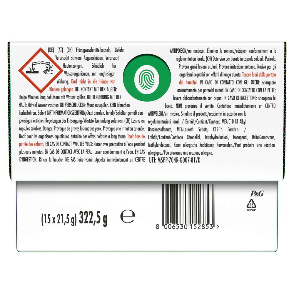 Produktabbildung Ariel Universal-Waschmittel Pods, Lenor Unstoppables