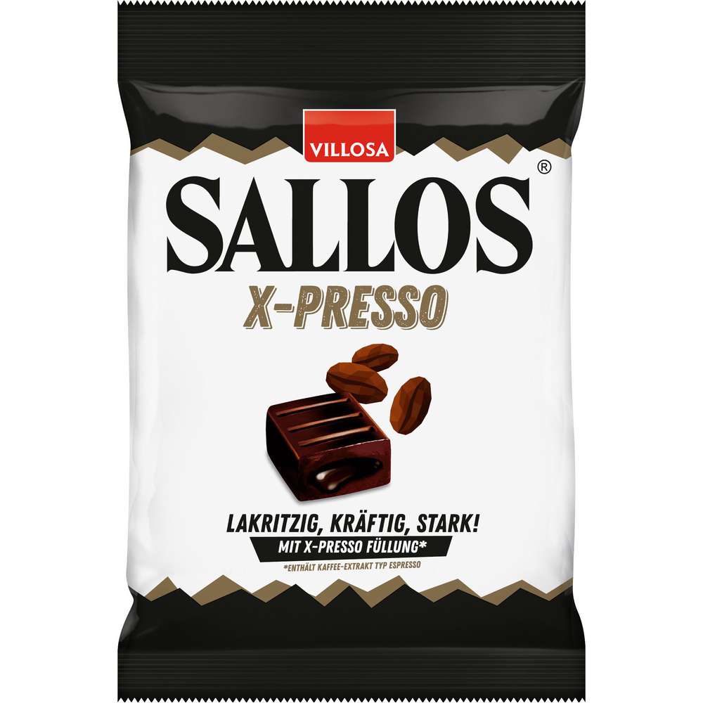 Produktabbildung Sallos Lakritz Bonbons mit Espresso-Füllung X-Presso