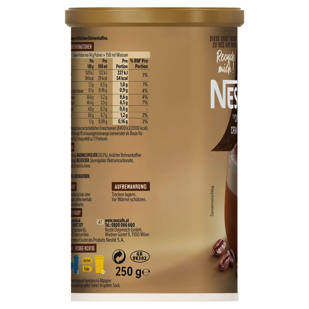 Produktabbildung Nescafe Gold Instant Cappuccino, cremig zart