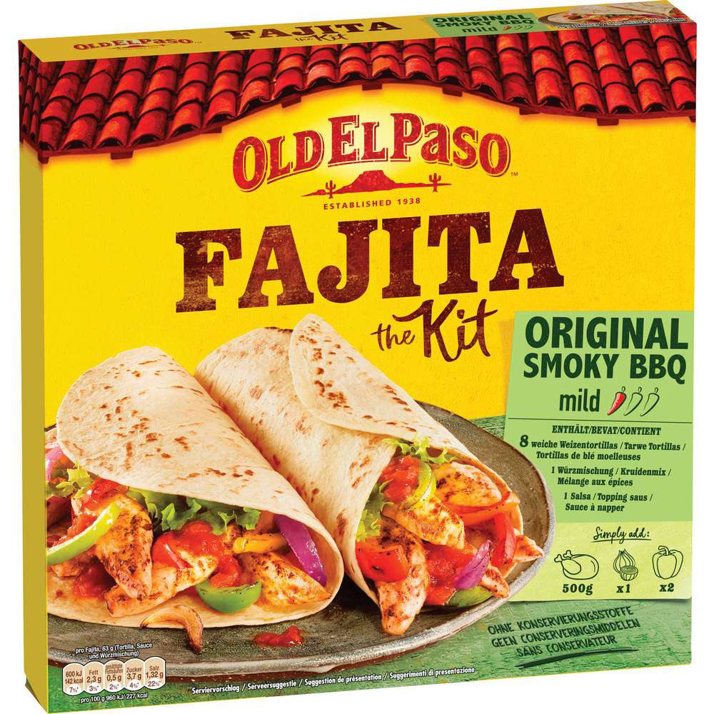 Produktabbildung Old el Paso Fajita Kit
