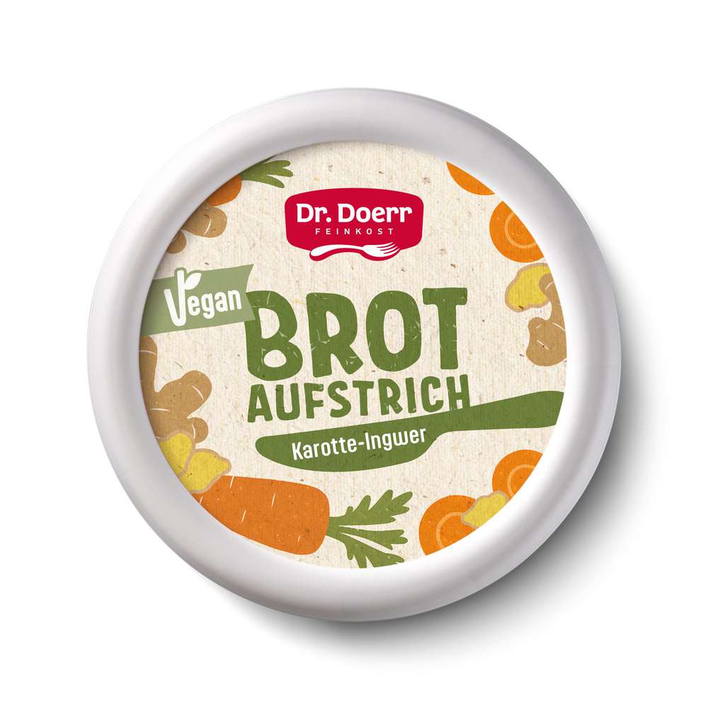 Produktabbildung Dr. Doerr Brotaufstrich Karotte Ingwer 