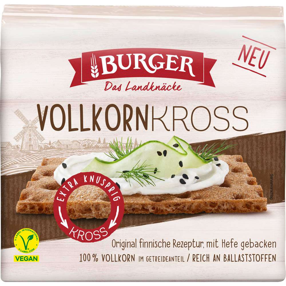 Produktabbildung Burger Vollkorn Kross Knäckebrot