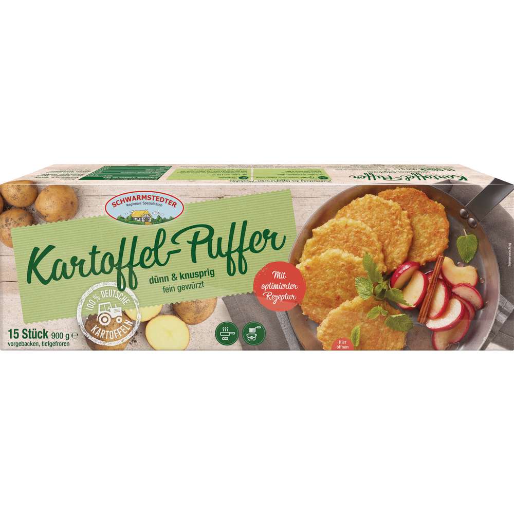 Produktabbildung Schwarmstedter Kartoffelpuffer, tiefgekühlt