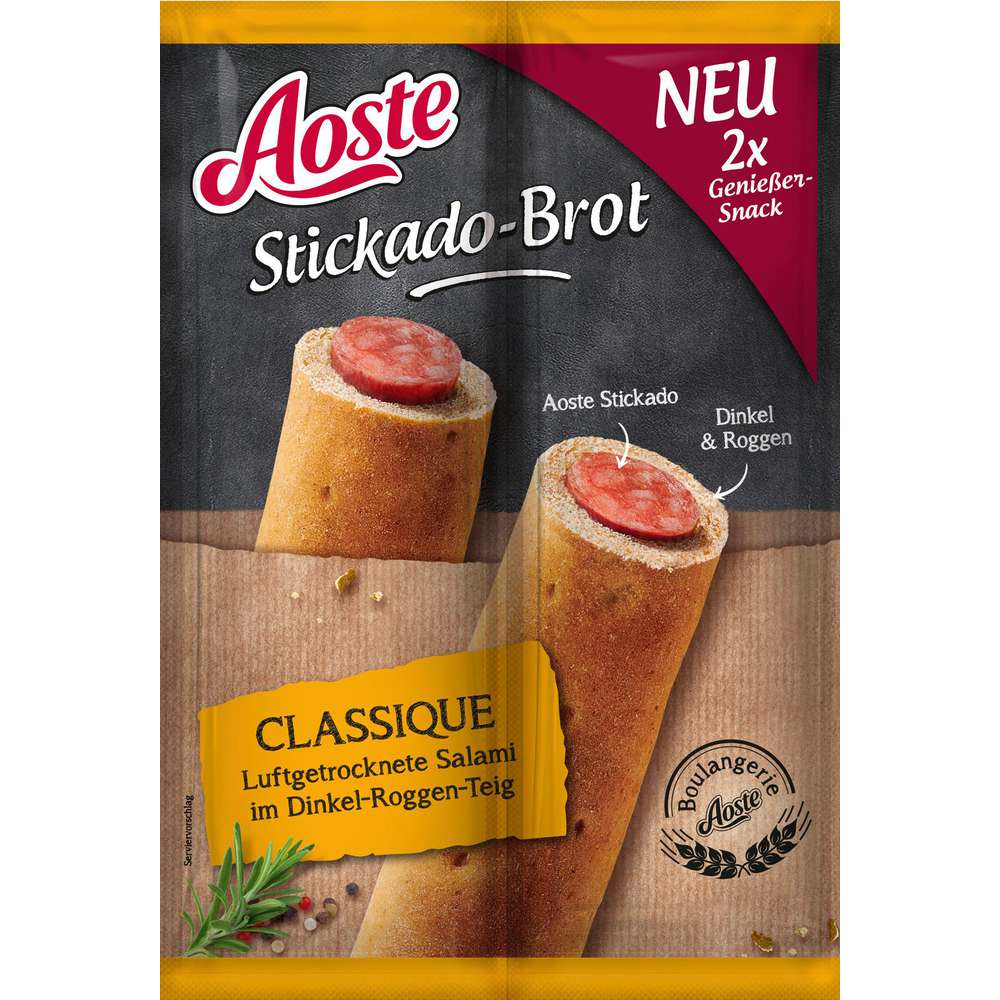 Produktabbildung Aoste Salami Snack Classique Duo