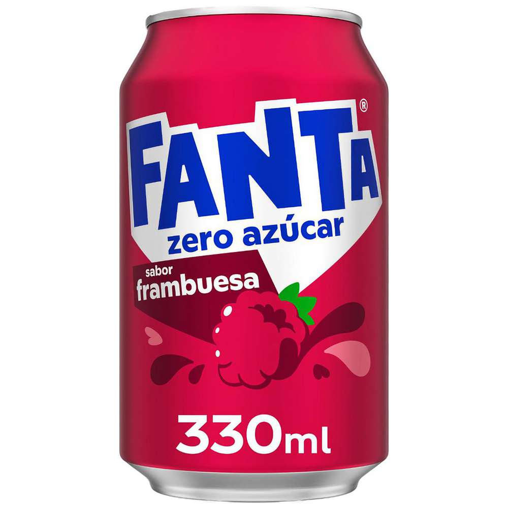 Produktabbildung Fanta Sabor Frambuesa Limonade, zuckerfrei