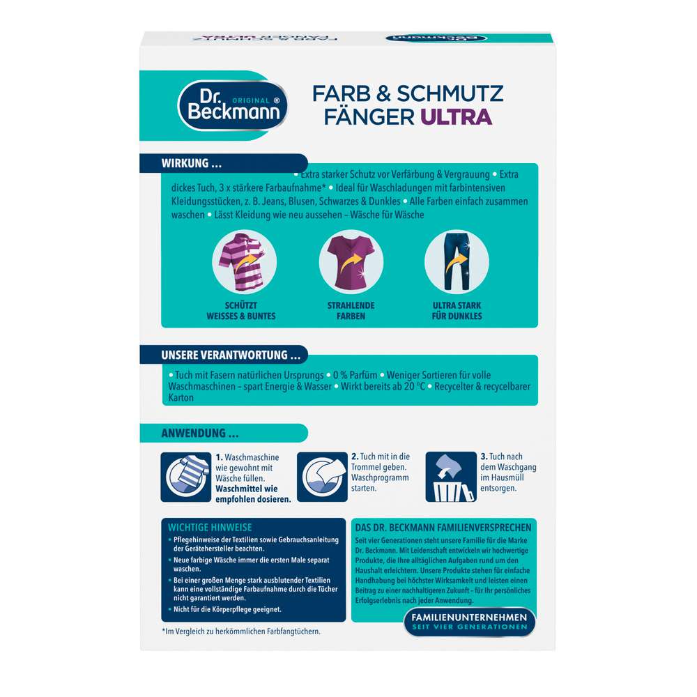 Produktabbildung Dr. Beckmann Farb- & Schmutzfänger, Ultra