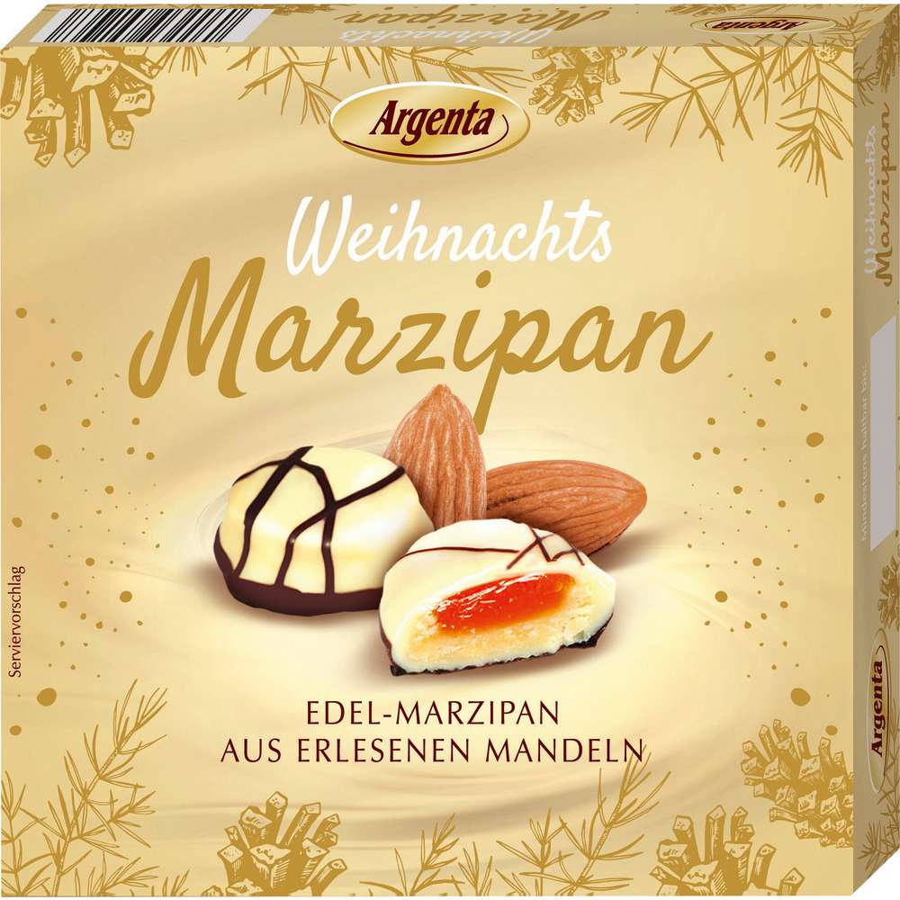 Produktabbildung Argenta Pralinen Weihnachts-Marzipan, aus erlesenen Mandeln