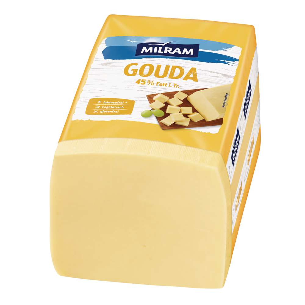 Produktabbildung GLOBUS Käsetheke Milram Käse, Gouda 45 %
