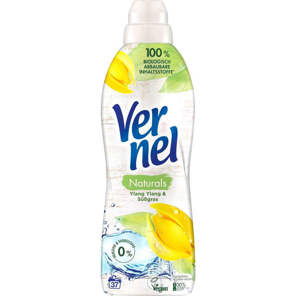 Produktabbildung Vernel Weichspüler Naturals, Ylang Ylang & Süßgras